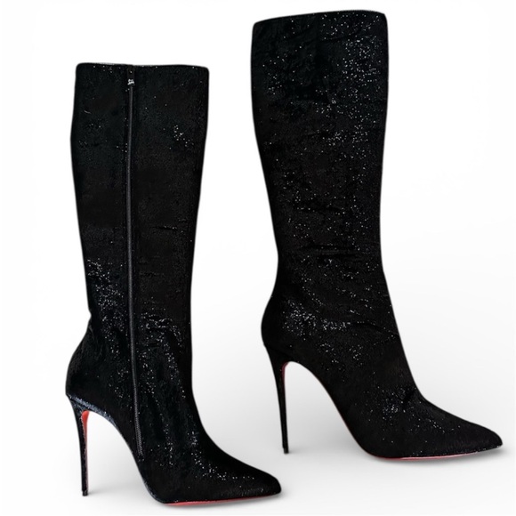 Christian Louboutin Kate Botta 100
Velours Papillon boots RETAIL 1,845 - Picture 4 of 10